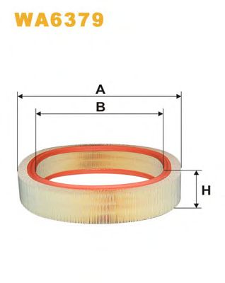 WIX FILTERS wa6379 -  Воздушный фильтр